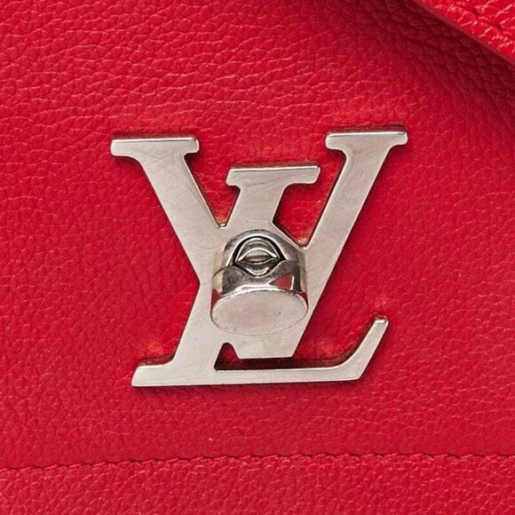 Louis Vuitton Rubis Calfskin Leather Lockme II Bag - Picture 3 of 11